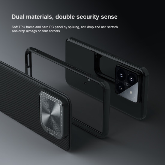 Xiaomi 14 Pro магнитен твърд гръб със защита на камерата зелен Xiaomi 14 Pro магнитен твърд гръб със защита на камерата зелен