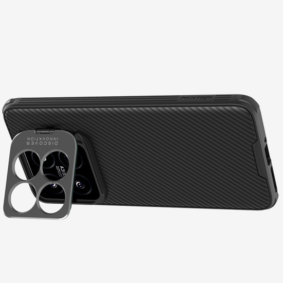 Xiaomi 14 твърд гръб със защита на камерата (с отвори на капака) черен Xiaomi 14 твърд гръб със защита на камерата (с отвори на капака) черен
