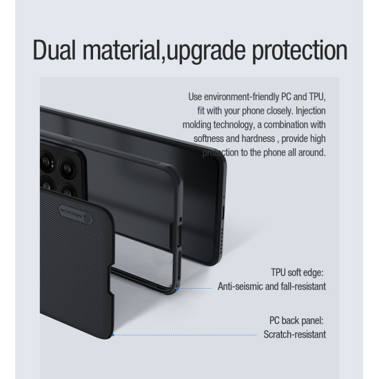 Xiaomi 14 Pro магнитен калъф твърд гръб Nillkin зелен Xiaomi 14 Pro магнитен калъф твърд гръб Nillkin зелен