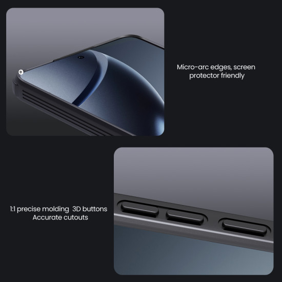 Xiaomi 14T твърд гръб със защита на камерата Nillkin черен Xiaomi 14T твърд гръб със защита на камерата Nillkin черен