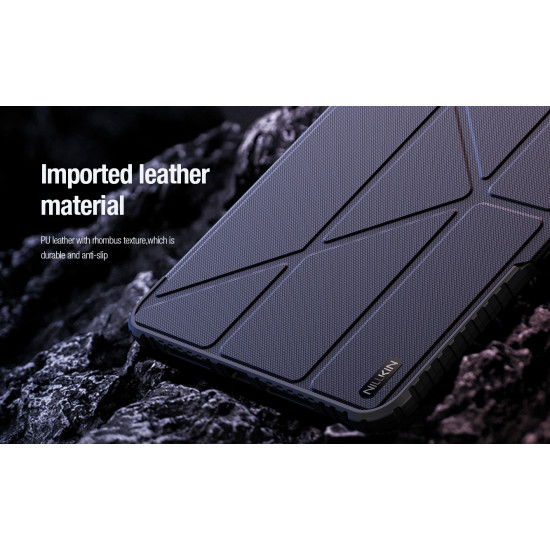 Xiaomi Pad 7 / 7 Pro брониран калъф с капак и защита на камерата син Xiaomi Pad 7 / 7 Pro брониран калъф с капак и защита на камерата син