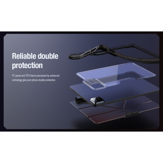 Xiaomi Pad 7 / 7 Pro брониран калъф с капак и защита на камерата син Xiaomi Pad 7 / 7 Pro брониран калъф с капак и защита на камерата син