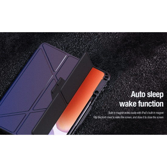 Xiaomi Pad 7 / 7 Pro брониран калъф с капак и защита на камерата син Xiaomi Pad 7 / 7 Pro брониран калъф с капак и защита на камерата син
