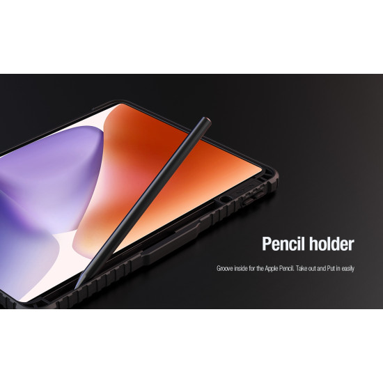 Xiaomi Pad 7 / 7 Pro брониран калъф с капак и защита на камерата син Xiaomi Pad 7 / 7 Pro брониран калъф с капак и защита на камерата син