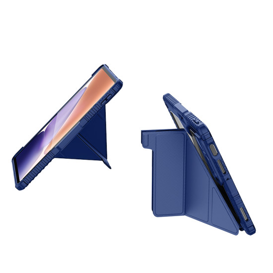 Xiaomi Pad 7 / 7 Pro брониран калъф с капак и защита на камерата син Xiaomi Pad 7 / 7 Pro брониран калъф с капак и защита на камерата син
